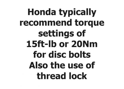 Honda CBF1000 2006 - 2016 front disc bolts screws M6 x 17mm A2-70 Stainless x 12, US $, image 4