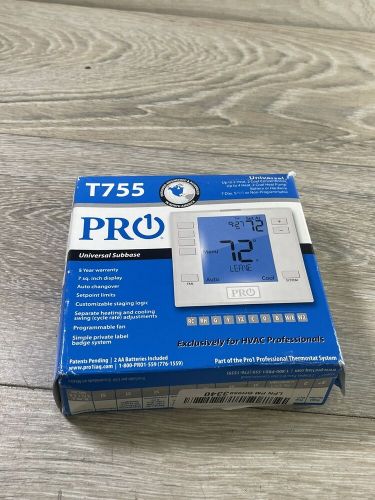 Pro 1 Universal Subbase Thermostat T755 New In Box, US $34.99, image 2
