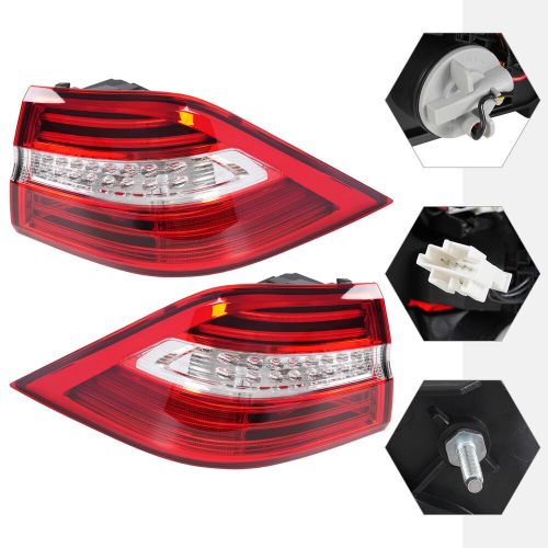 Pair LED Tail Light For Benz W166 ML350 2012-2015 Left+Right Side Tail Light L+R, US $289.41, image 13