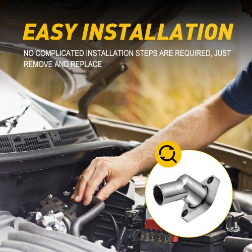 FOR SBC 45° CHEVY BBC SWIVEL WATER THERMOSTAT NECK HOUSING 327 396 454 502, US $19.19, image 2