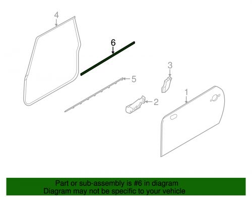 Genuine mini belt weather-strip 51-33-7-146-091