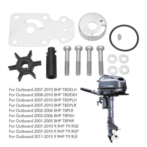 69G W0078 00 14pcs Water Pump Impeller Repair Kit For Outboard 8HP 9.9HP, US $28.33, image 3