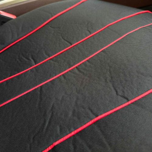 Waterproof Canvas Black w/t Red Piping Front Car Seat Covers For Nissan Rogue, US $56.99, image 5