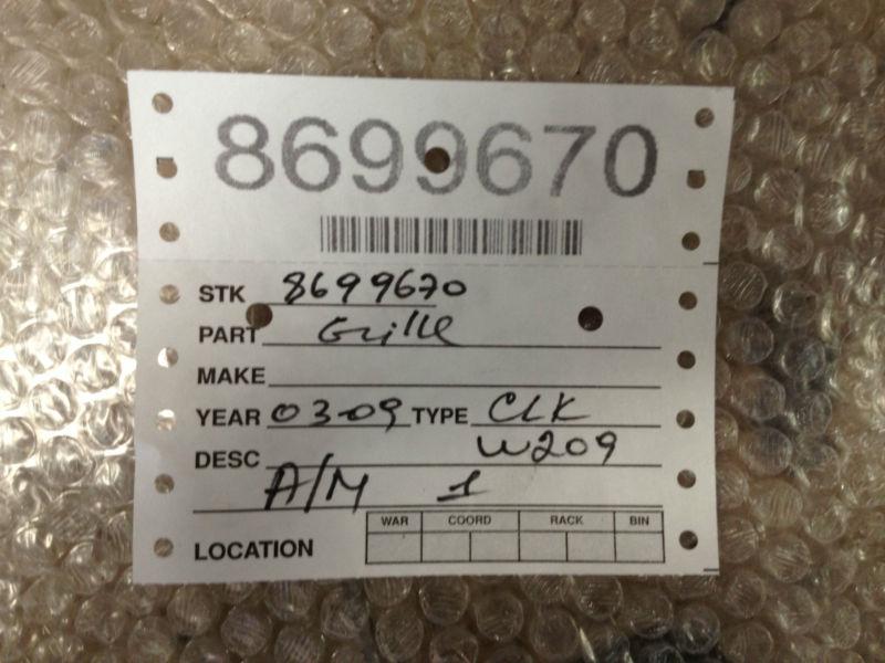 Mercedes-Benz CLK Front Grille Grill Chrome 03 04 05 06 07 08 09 NEW AFTERMARKET, US $175.00, image 2