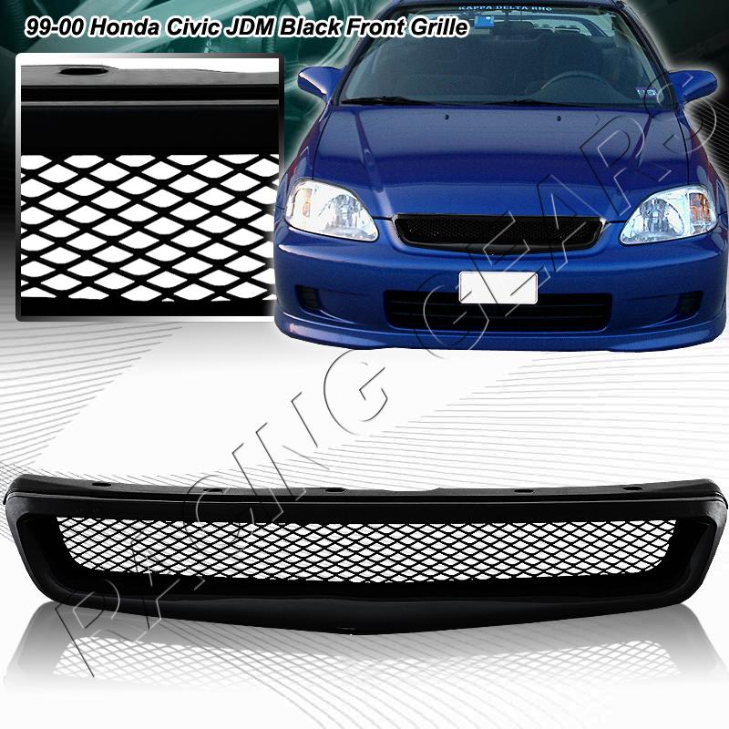 Purchase 19992000 Honda Civic JDM Black Mesh ABS Plastic Front Hood