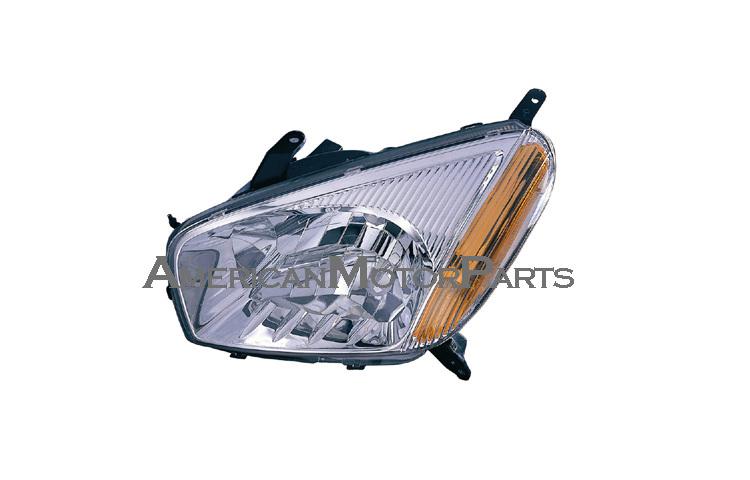 Left driver side replacement headlight w/o sport package 01-03 toyota rav4
