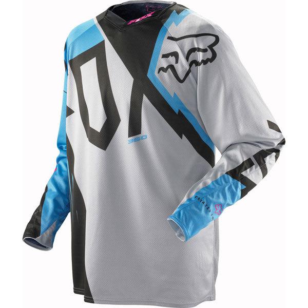 Blue m fox racing 360 fallout jersey 2013 model