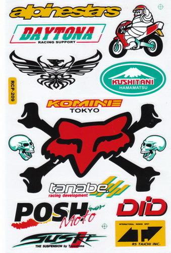 Agr_st117 sticker decal motorcycle car racing motocross bike truck tuning