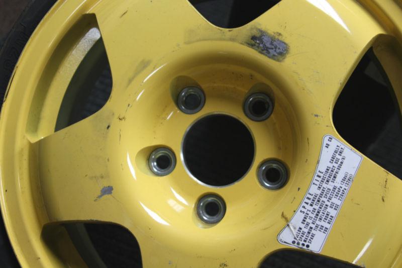 Purchase 2002 Factory Acura NSX 16" OEM Spare Wheel & Tire Rim in