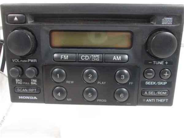 2000 honda accord radio cd player 1xa1 oem lkq