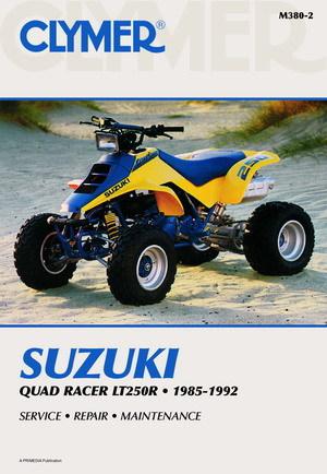 Clymer repair manual, suzuki quad racer lt250r 1985-1992