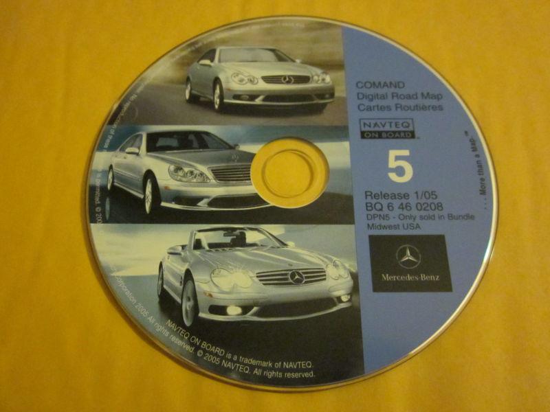 Mercedes-benz navigation system cd # 5 oem midwest usa wi il in mi