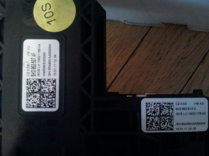 VW module 5K0953549A 5K0 953 549 A switches, US $110.00, image 3