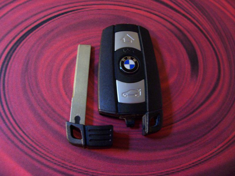 Uncut keyless remote 04 05 06 07 08 09 10 11 bmw 3 5 series  kr55wk49127