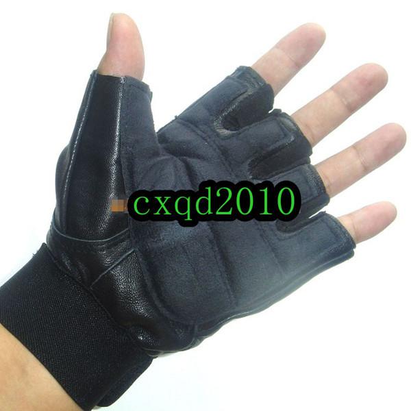 Leather Weightlifting Gym Body Building Training Fitness Sports Riding Gloves , US $9.99, image 3