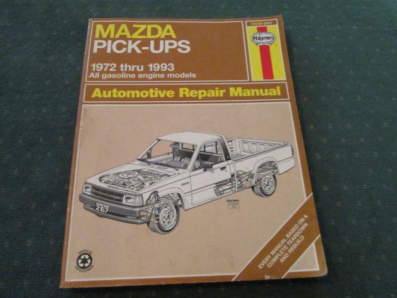 Mazda pick-up's ( 72-93 )  repair manual