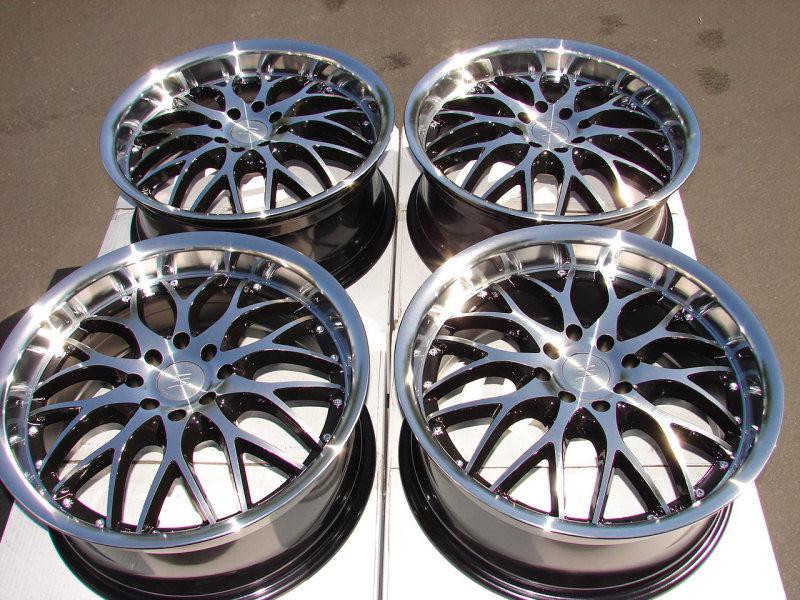 17 4x114.3 4x100 polished rims elantra del sol galant corolla versa 4 lug wheels