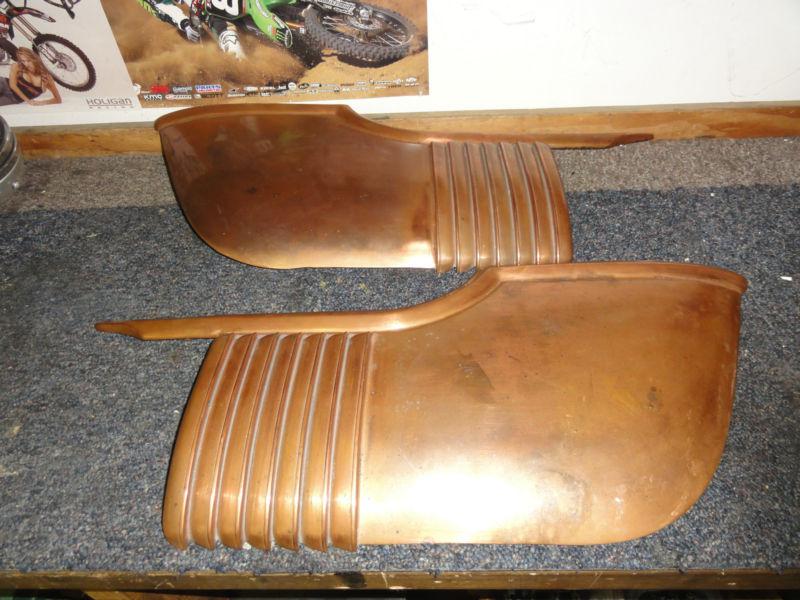 1951 1952 packard rear door gravel guards nos? bronze 425755 425754
