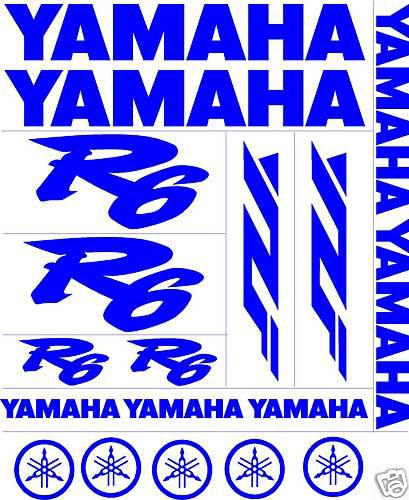 Yamaha yzf r6 decal kit 09 08 07 06 05 04 03 02 01 600