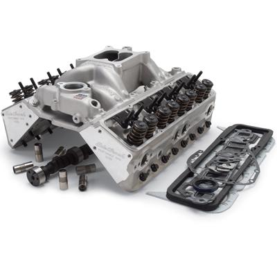 Edelbrock 2098 sb chevy power package 410 hp head kit