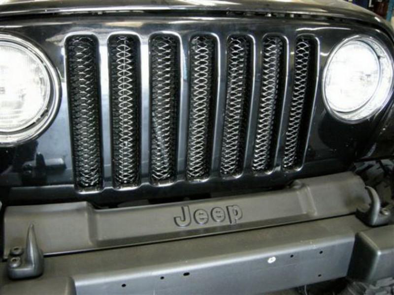 Rampage 86515 single piece 3d grille 97-06 tj wrangler