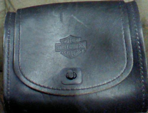 Harley davidson leather bag