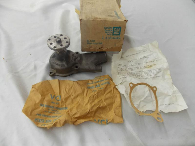 Nos 1964 1965 1966 1967 tempest chevelle nova malibu chevy ii water pump 3876169