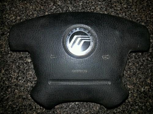 02-05 mountaineer airbag driver wheel black oem 