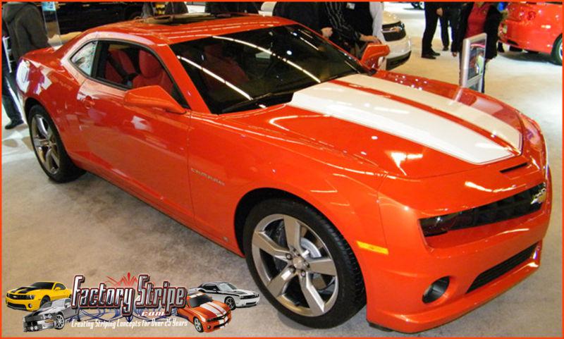 Ss racing stripes chevy camaro 2010 2011 2012 2013 decals vinyl factory stripe