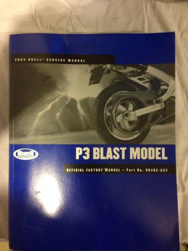 P3 buell blast service manual