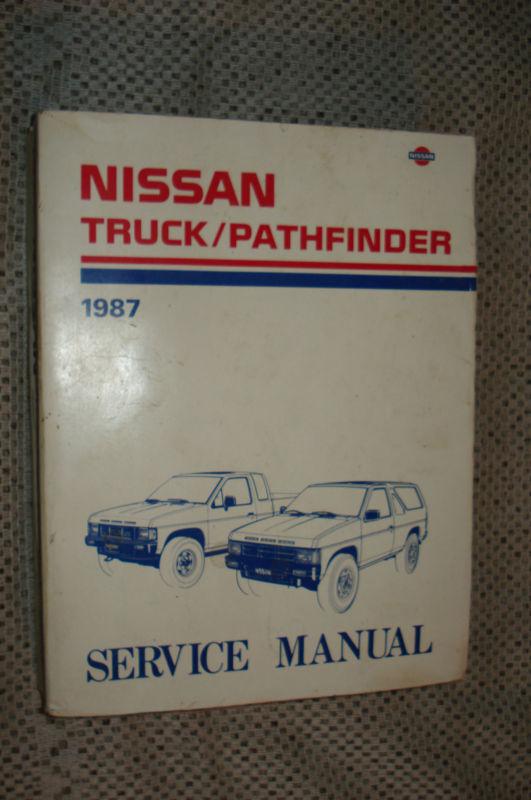 1987 nissan truck & pathfinder service manual shop book original wow