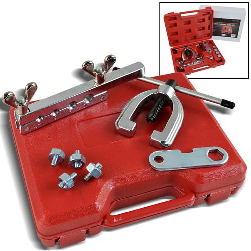 Metric bubble (iso) flaring tool kit auto tool set hd automotive diy flare case