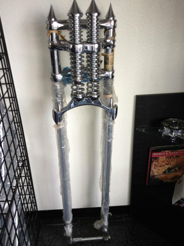 Purchase D6 AMERICAN SUSPENSION CHROME DRAGON SPRINGER FRONT END in