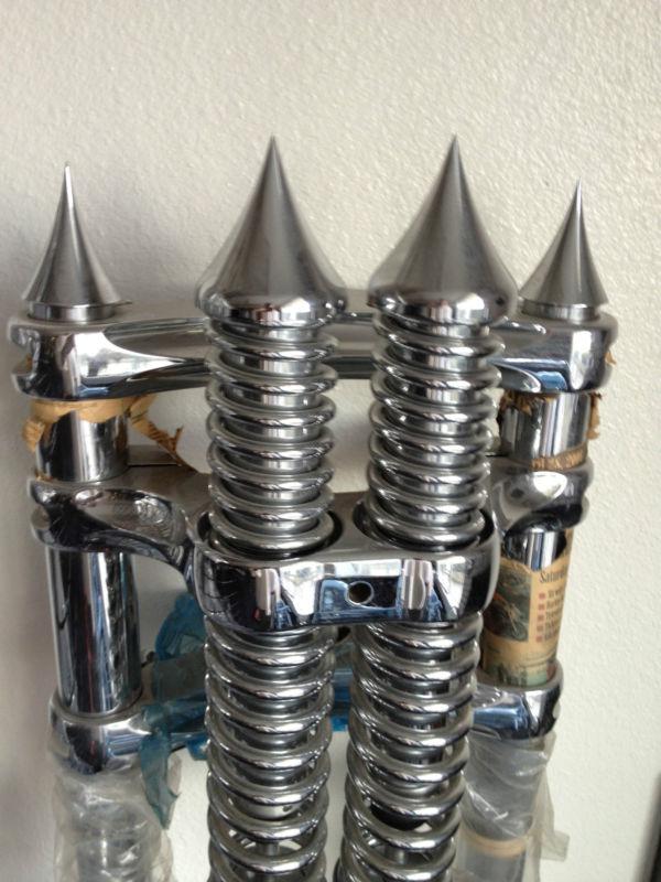 D6 AMERICAN SUSPENSION CHROME DRAGON SPRINGER FRONT END, US $1,600.00, image 7