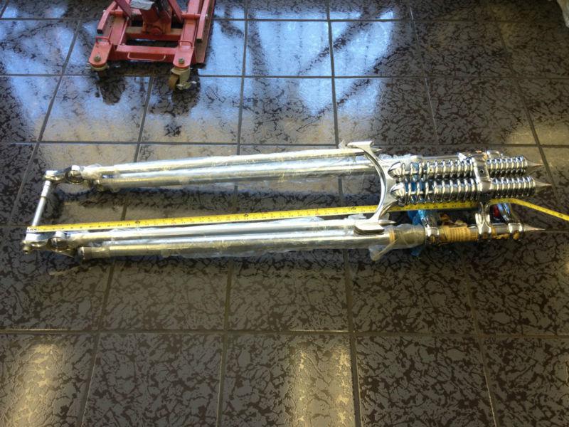 D6 AMERICAN SUSPENSION CHROME DRAGON SPRINGER FRONT END, US $1,600.00, image 9