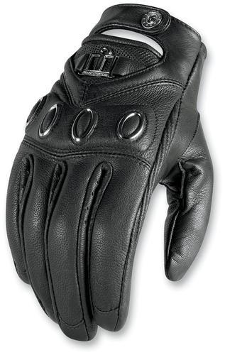 Icon ladies hella motorcycle gloves black 2xl
