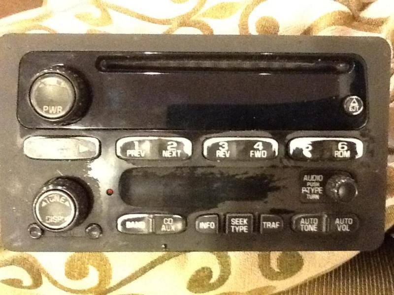 02-05 chevrolet impala malibu monte carlo cavalier radio cd player 10335223 