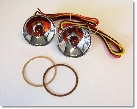 1940-1948 dodge-plymouth truck cowl light 12 volt turn signal kit