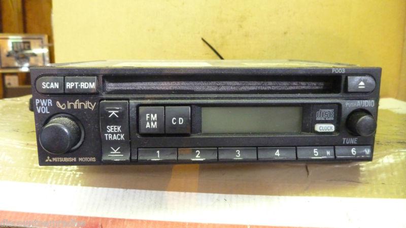 02-03 mitsubishi galant diamante infinity radio cd mr587249 p003 *