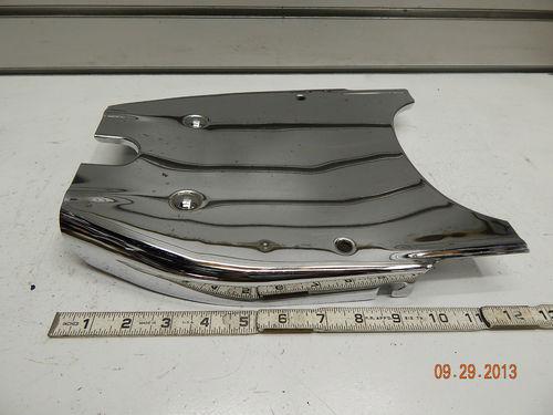 Chrome seat pan frame cover harley flh shovelhead panhead duo glide vintage