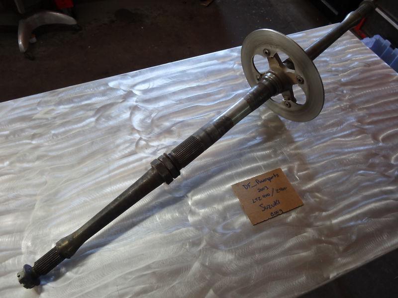 03 ltz400 stock oem rear axle kfx dvx  z400 ltz 400 z 2003-2008 03-08 bin9 