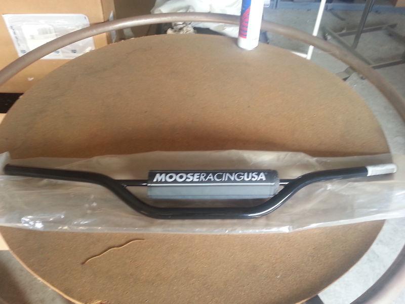 Moose racing cr-hi carbon steel handlebars, black m1013