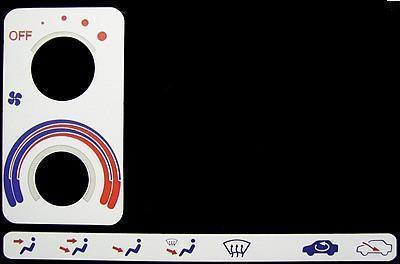 Acura integra white face hvac ac panel 1990 1991 1992 1993 90 91 92 93