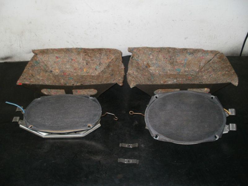Vintage 1980's gm chevy caprice classic delta 88 buick road master rear speakers