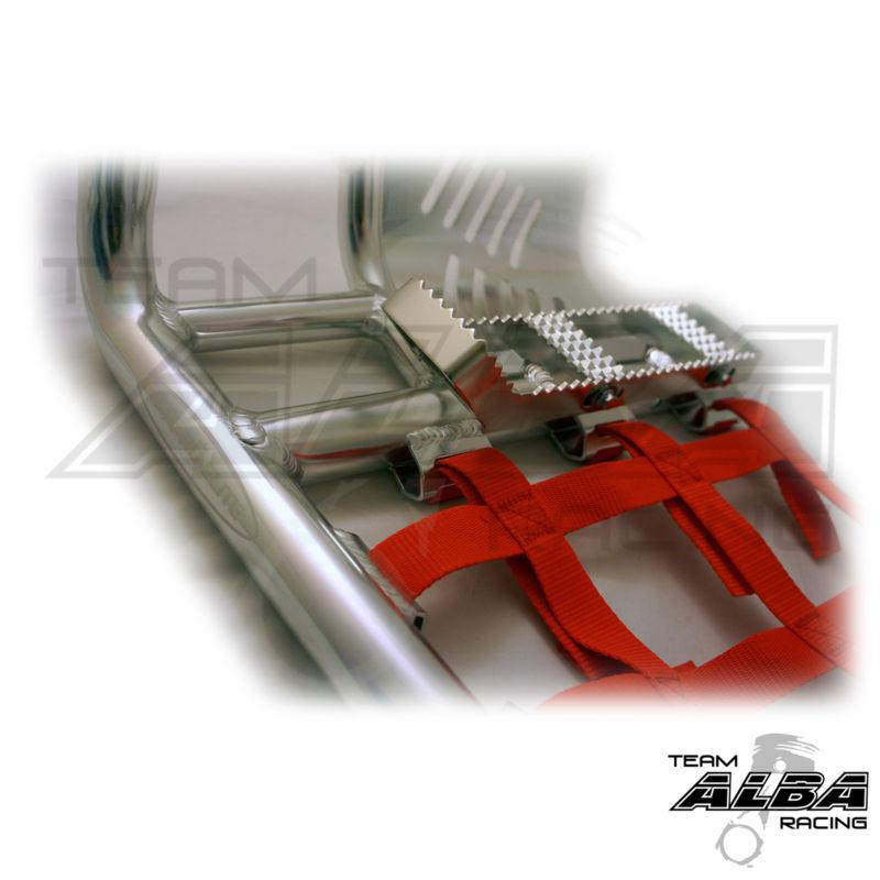 Purchase Honda TRX 400EX Nerf Bars Pro Peg Alba Pro Elite Silver/Red