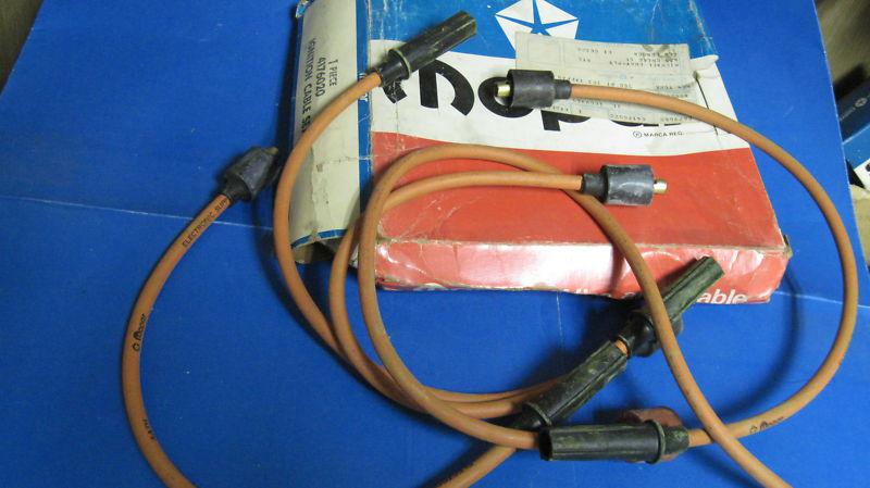 Mopar sparkplug cables 4 cyl.1978-83 all models   n.o.s.