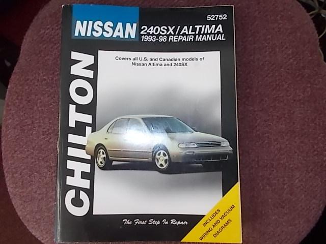 Nissan 240sx / altima repair manual 1993 1994 1995 1996 1997 1998