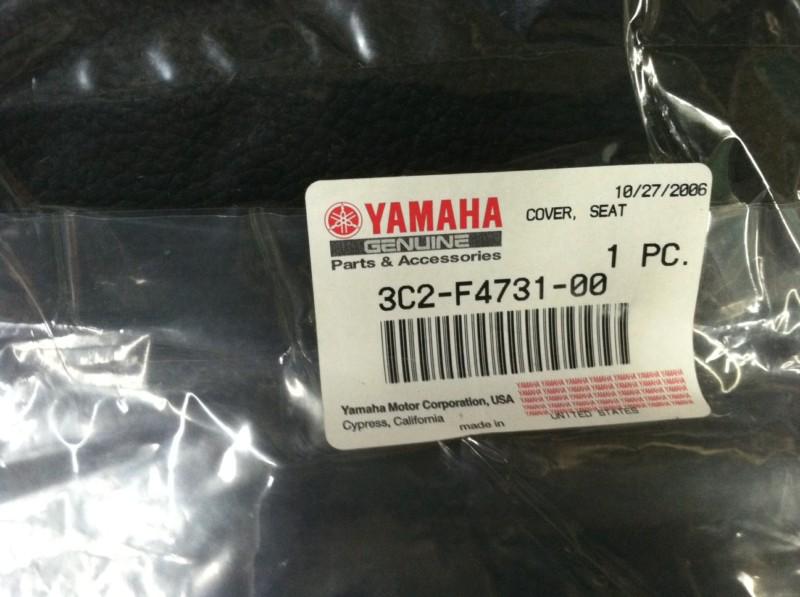 Purchase NOS Yamaha OEM seat cover. 200609 Wolverine 350/450. YFM35/45