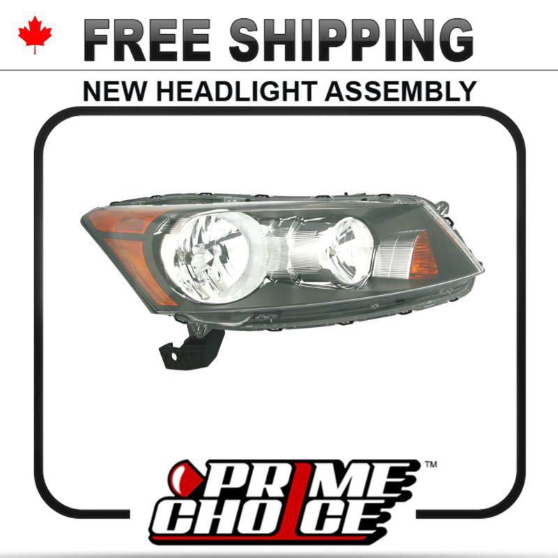 Prime choice new right passenger side headlamp headlight assembly replacement rh