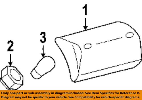 Dodge oem 5103804aa high mount brake light-high mount lamp